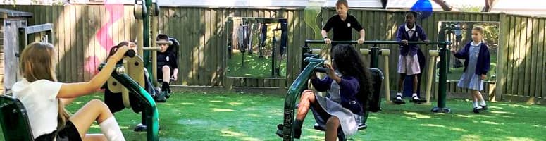 South Ascot Primary's Outdoor Gym Equipment